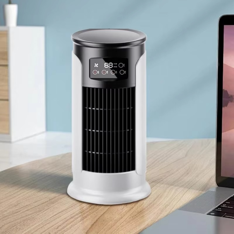 Loopstep | Tragbare Klimaanlage Ventilator Verdunstungskühler USB Leise Timer Raum Kühlung Klein 10 oz Wassertank Persönlicher Kühler Einstellbar