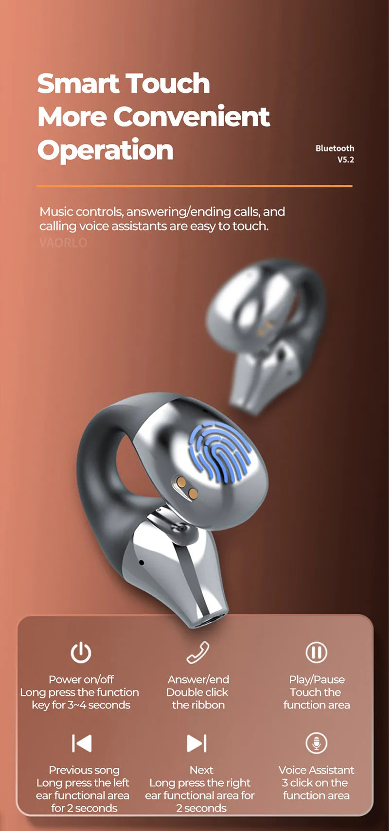 Loopstep | Ohrclip Bluetooth-Headset