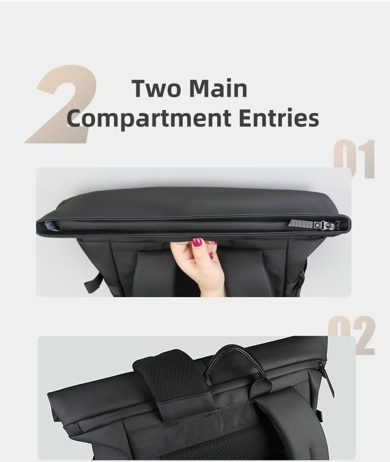 Loopstep | Erweiterbarer Outdoor-Rucksack mit großem Volumen & Laptopfach