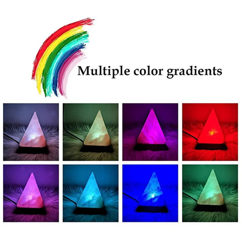 Loopstep™ Himalaya Kristallsalzlampe USB LED Pyramide, Luftreiniger & Stimmung