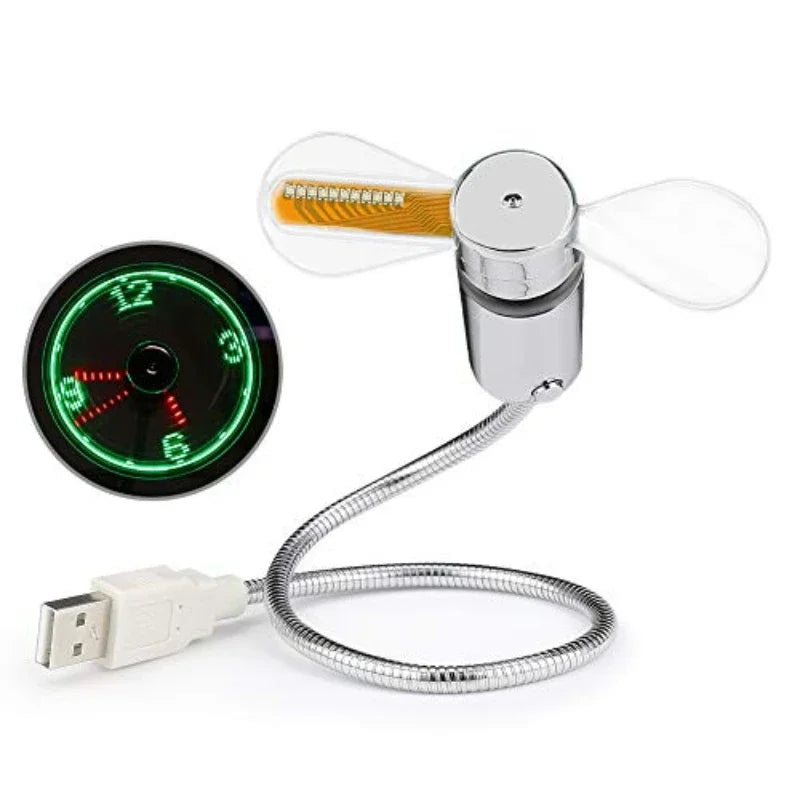Loopstep | USB LED Fan Uhr