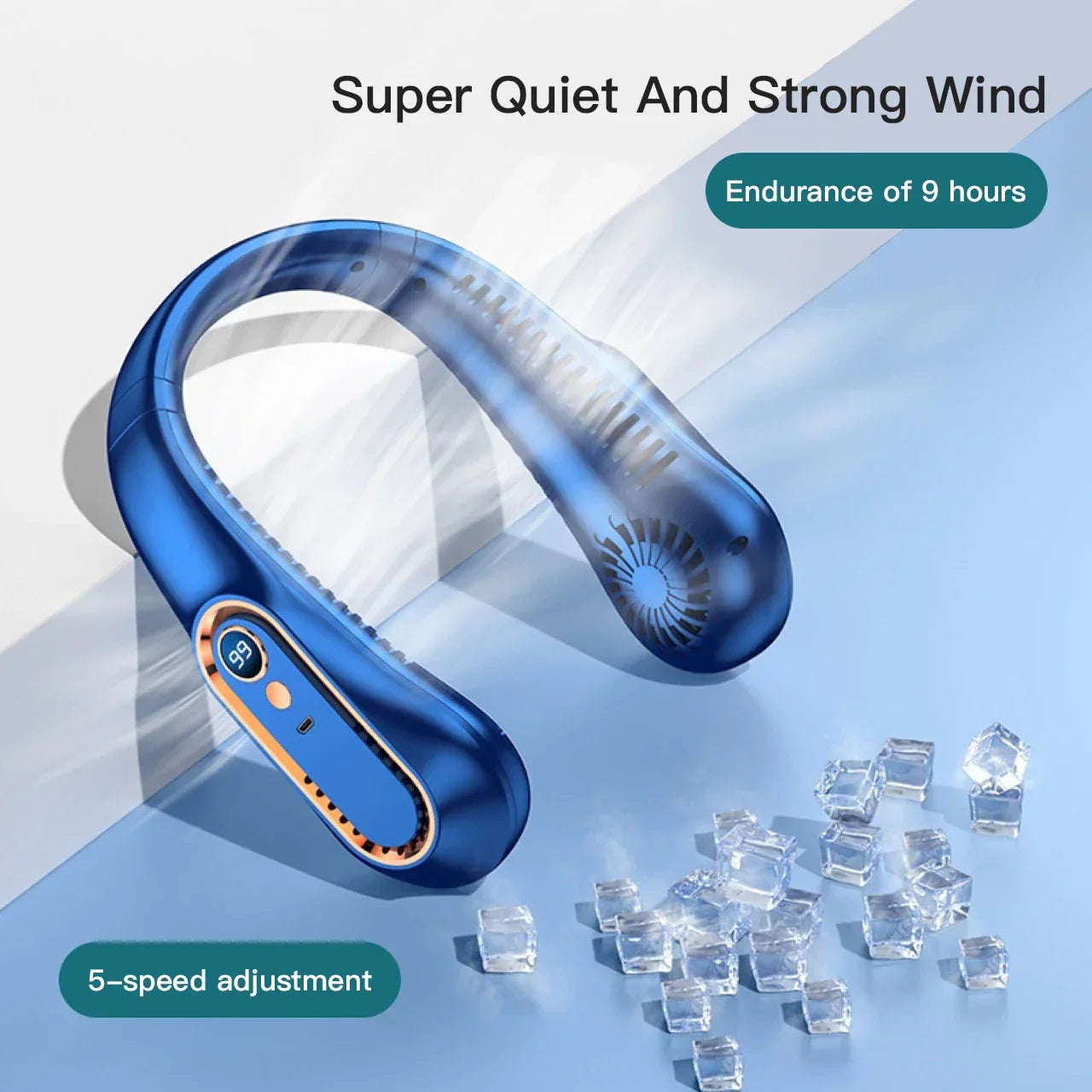 Loopstep | Blätterloser hängender Nackenventilator