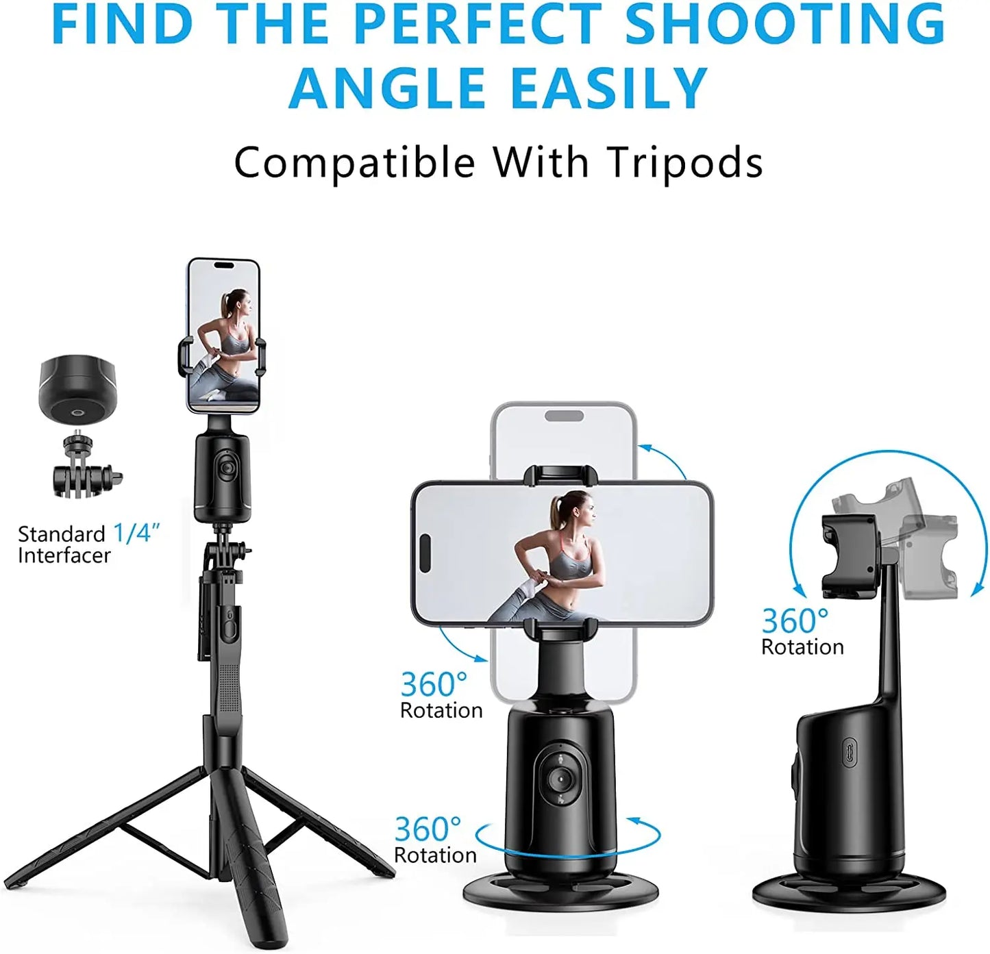 Loopstep | Smart Gesichtserkennung Auto Tracking Telefonhalter