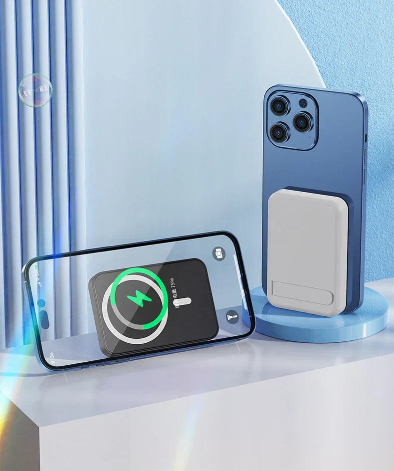 Loopstep | Magnetische drahtlose Powerbank mit Kickstand