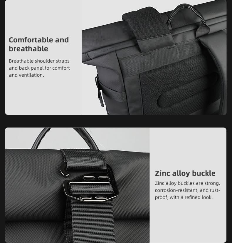 Loopstep | Erweiterbarer Outdoor-Rucksack mit großem Volumen & Laptopfach