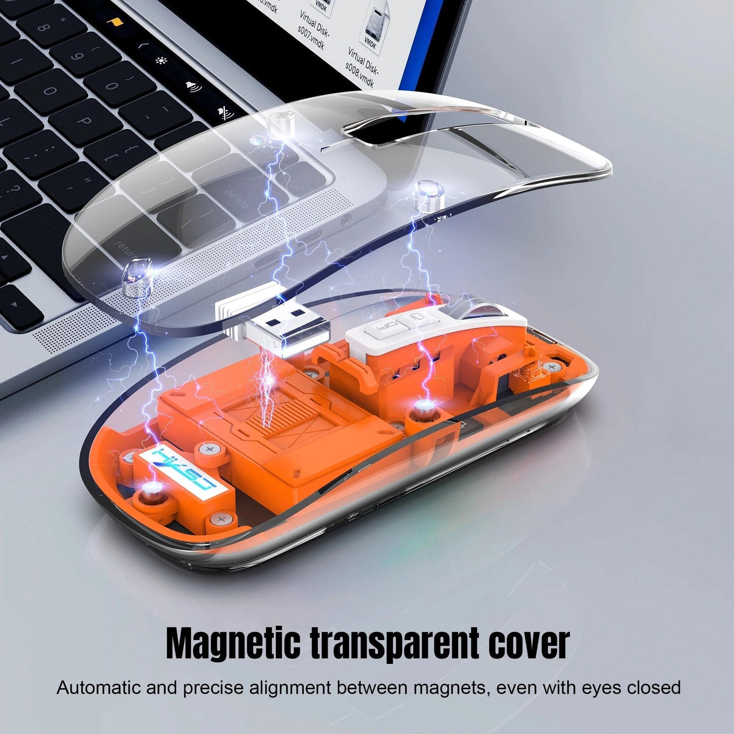 Loopstep | Transparente kabellose Bluetooth-Maus