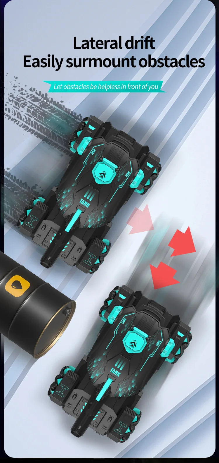 Loopstep | Gesture and Remote Control Tank Vehicle Toy