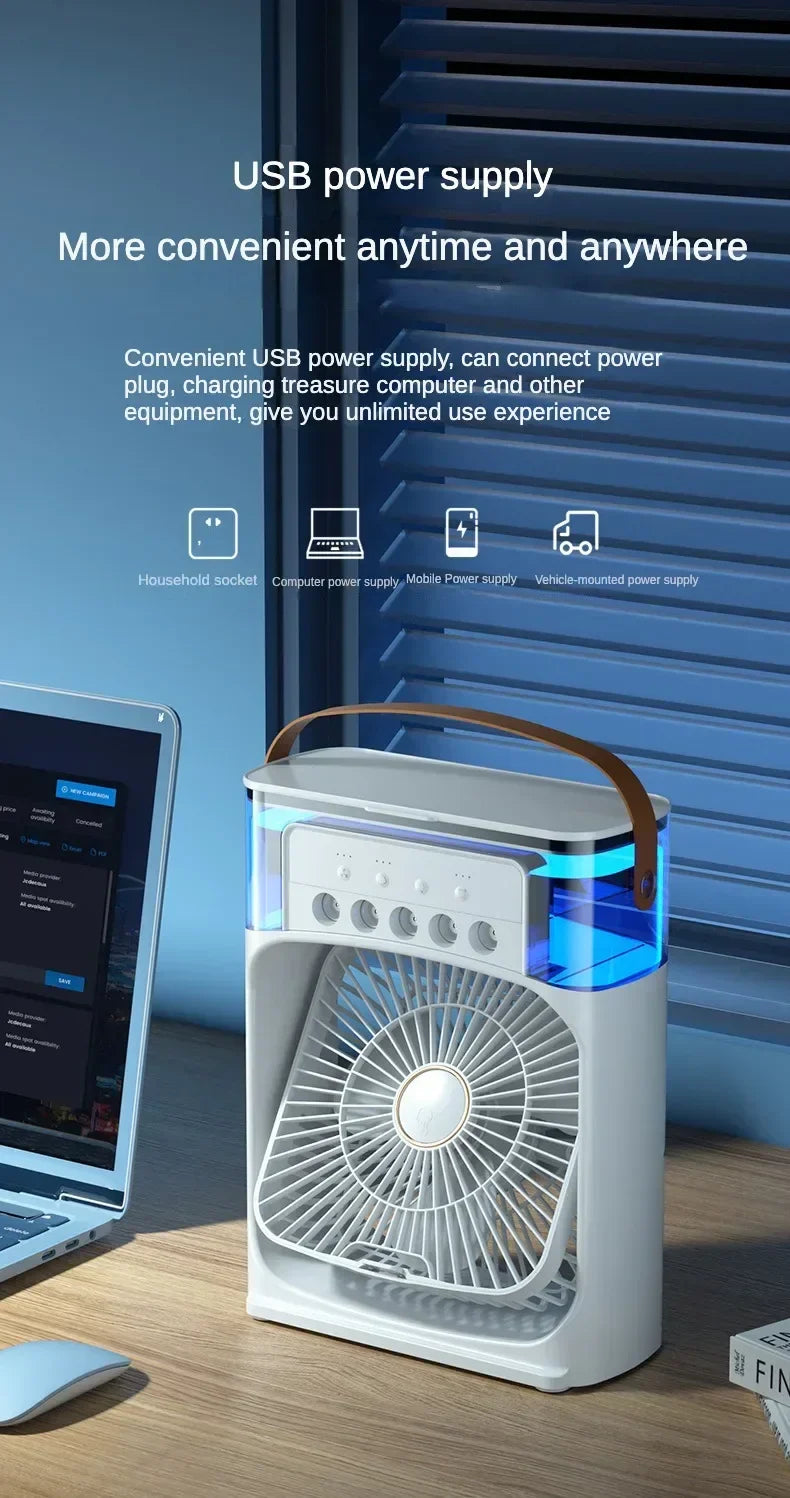 Loopstep | Tragbarer Luftbefeuchter AIr Cooler Ventilator
