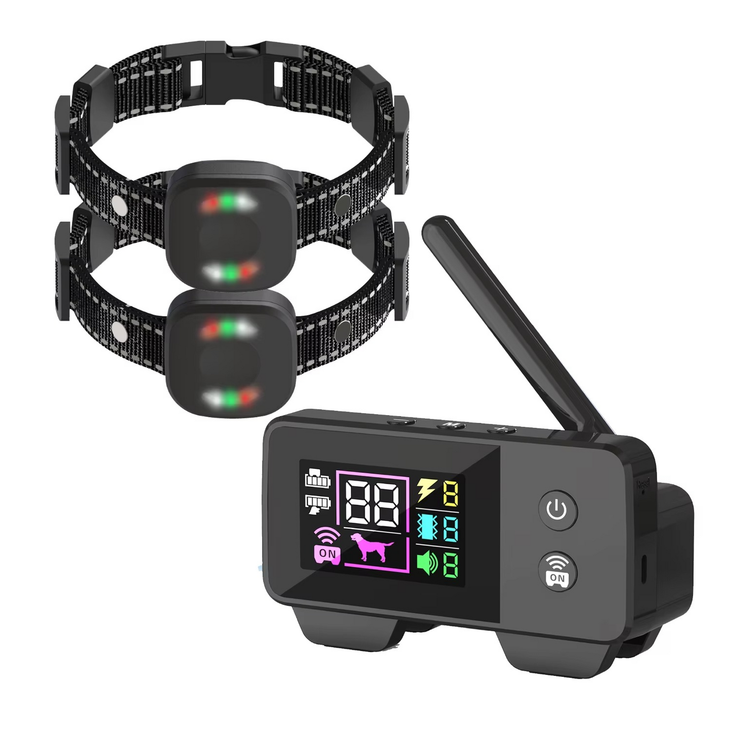 Loopstep | Ultimatives Sicherheits 1.574,8 Fuß Wireless Hundezaun-System mit wiederaufladbarem, wasserdichtem Halsband