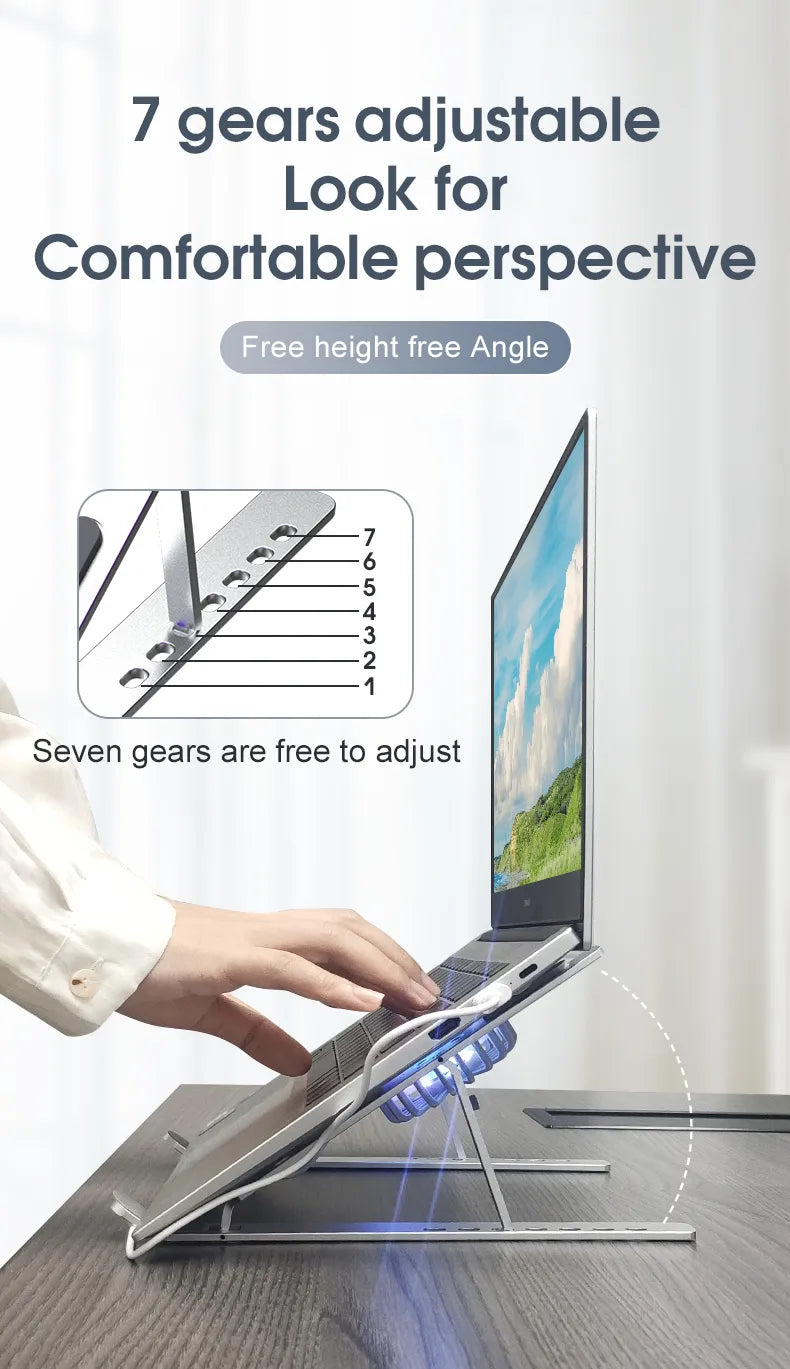 Loopstep | Faltbarer Aluminium Laptop Kühlständer