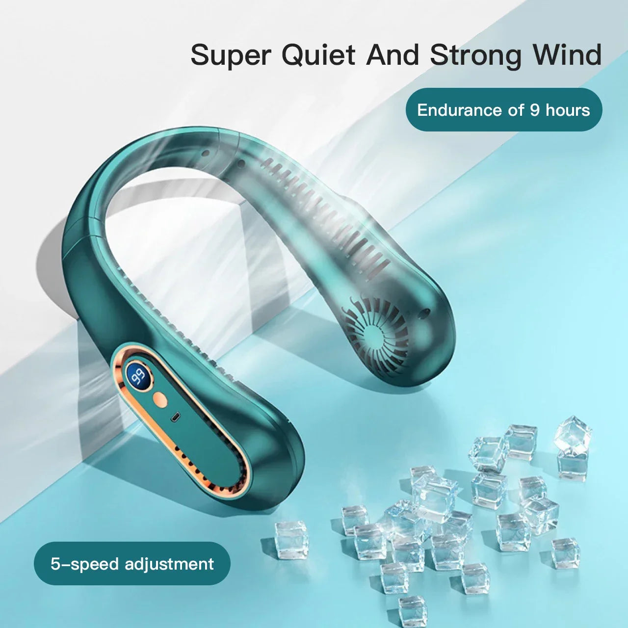 Loopstep | Blätterloser hängender Nackenventilator