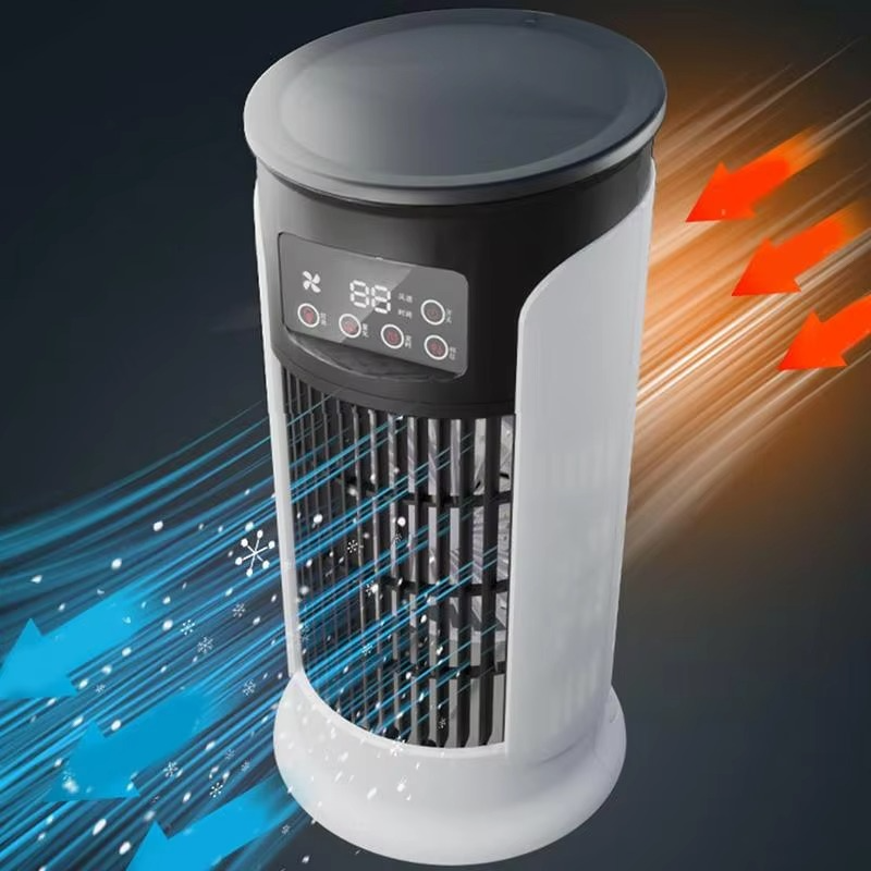 Loopstep | Tragbare Klimaanlage Ventilator Verdunstungskühler USB Leise Timer Raum Kühlung Klein 10 oz Wassertank Persönlicher Kühler Einstellbar