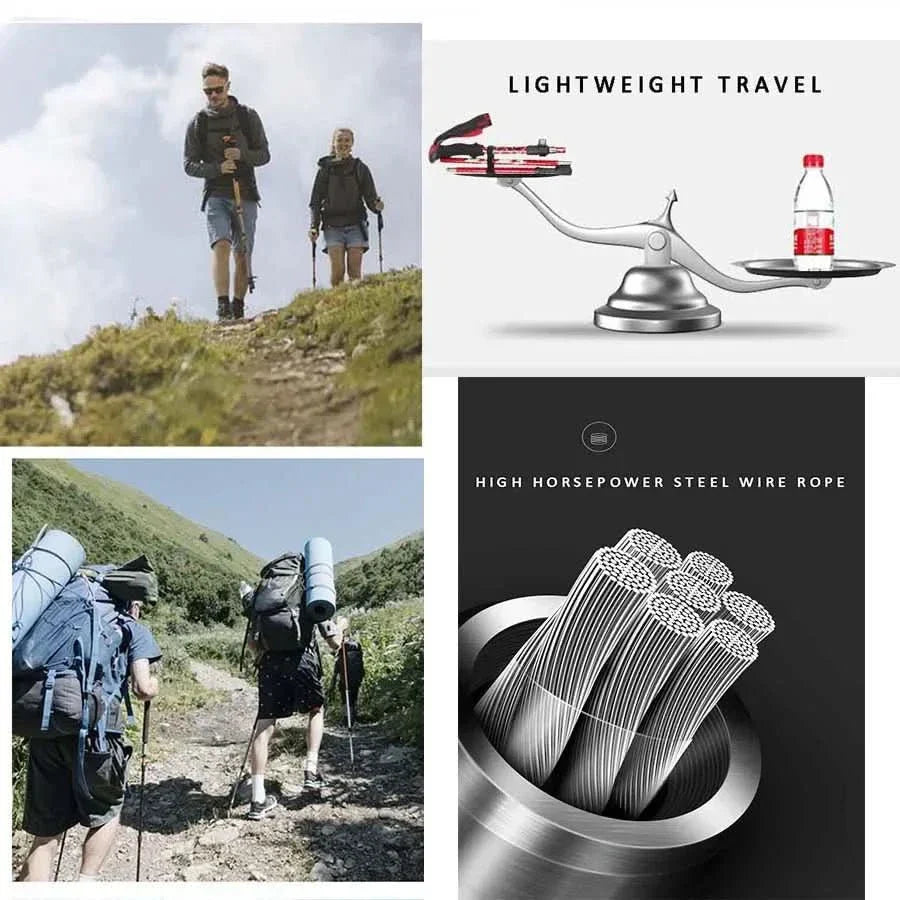 Loopstep | Faltbare Trekkingstöcke für Wandern & Outdoor-Abenteuer