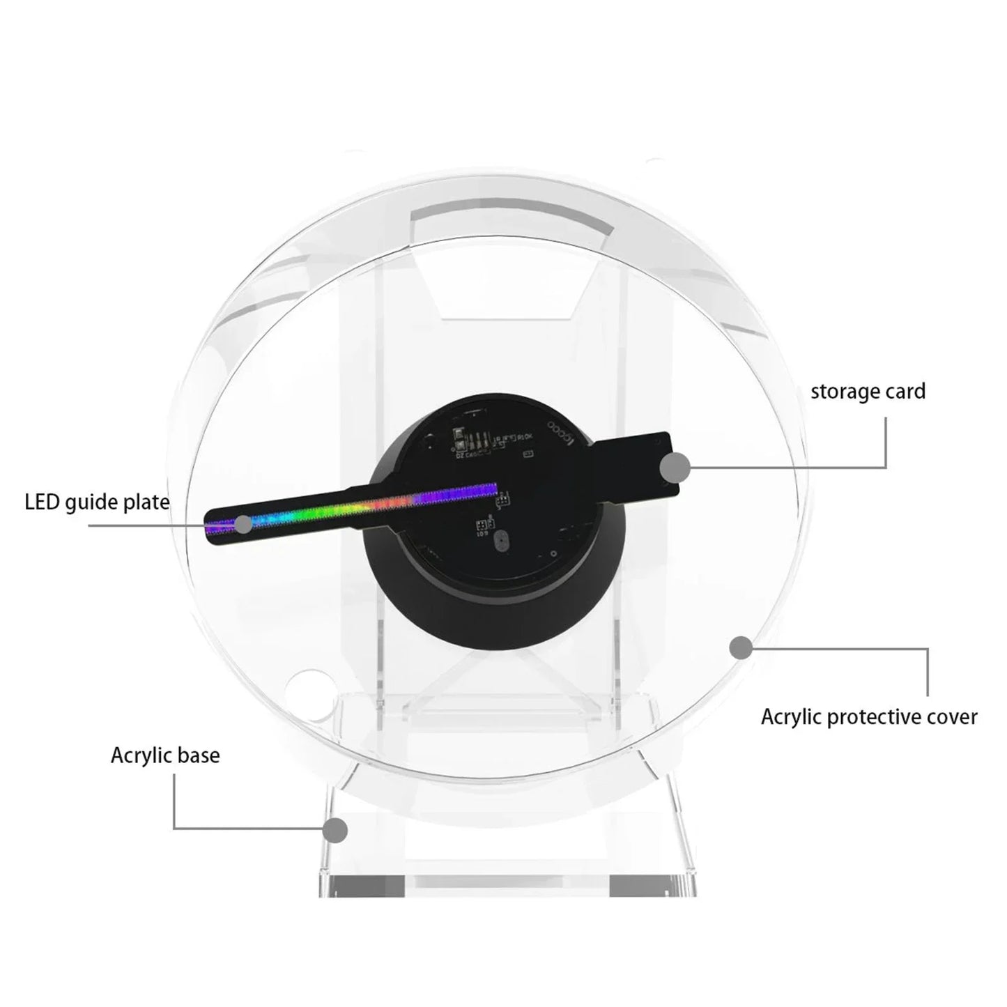 Loopstep | Mini 3D holographischer Projektor