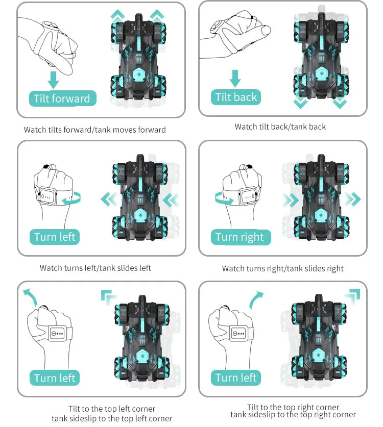 Loopstep | Gesture and Remote Control Tank Vehicle Toy