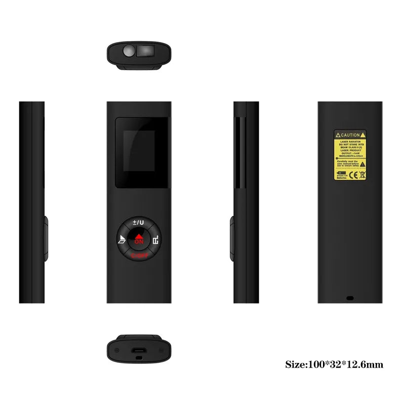 Loopstep | USB-wiederaufladbarer Mini-Laser-Reichweitenfinder