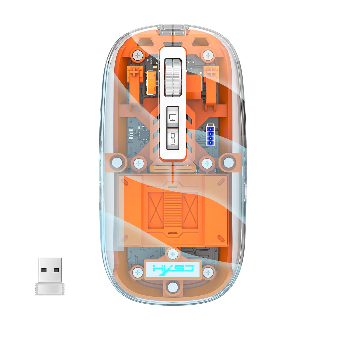 Loopstep | Transparente kabellose Bluetooth-Maus