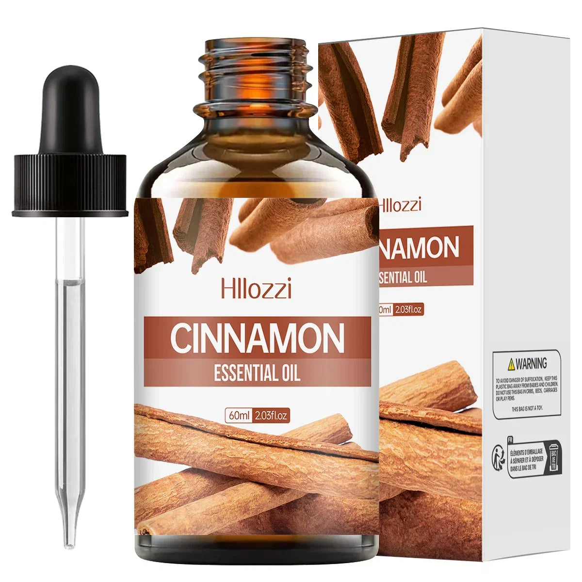 Loopstep™ Zimt ätherisches Öl, 100% rein, Aromatherapie, Diffuser & Massage