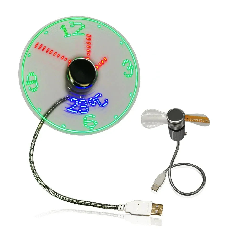 Loopstep | USB LED Fan Uhr