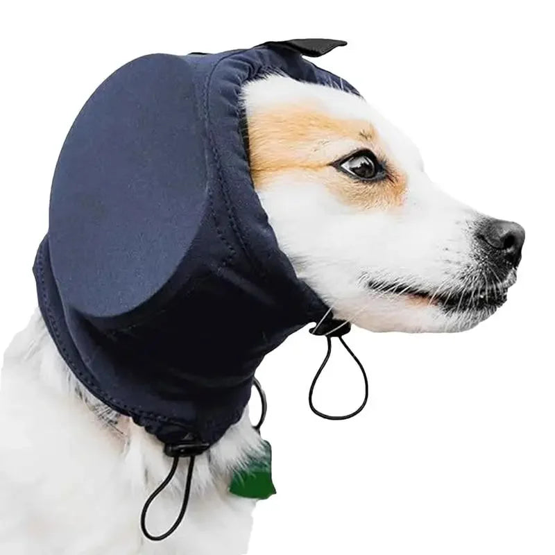 Loopstep | Geräuschdämpfende Hundeohrenschützer | Bequemes, atmungsaktives Polyester zur Linderung von Ängsten bei Feuerwerk und Gewittern