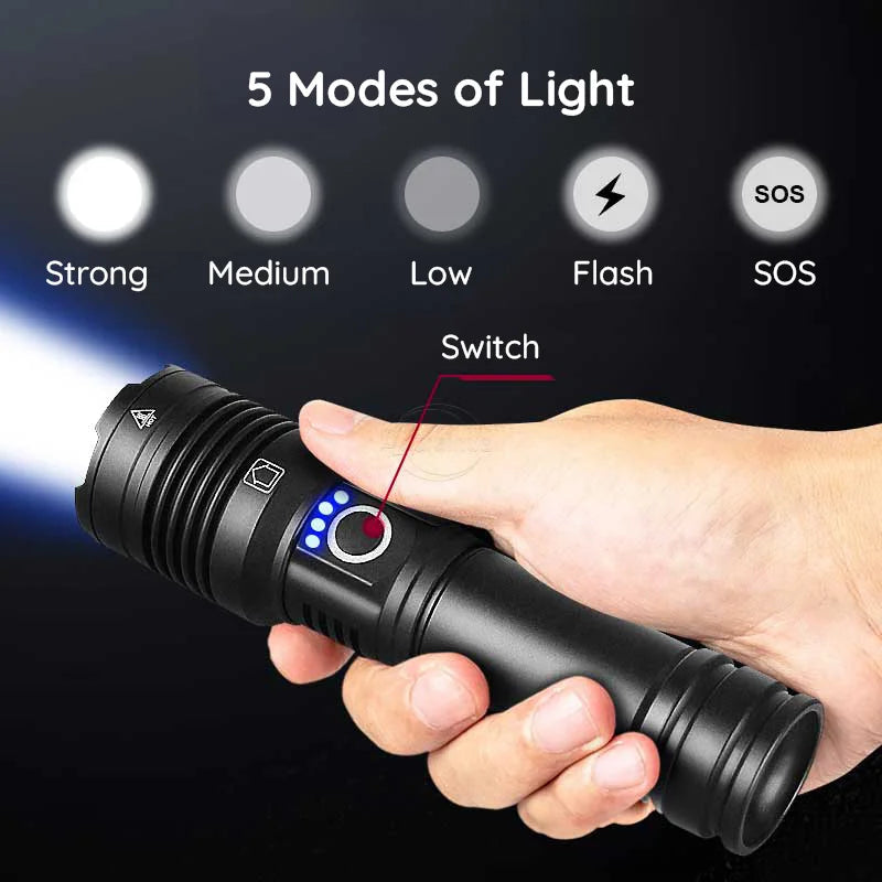 Loopstep | USB leistungsstarker Taschenlampe