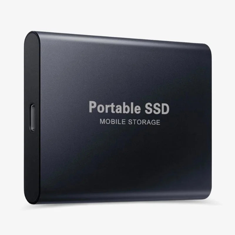 Externe SSD Aluminium, tragbarer Speicher, High-Speed Datenübertragung