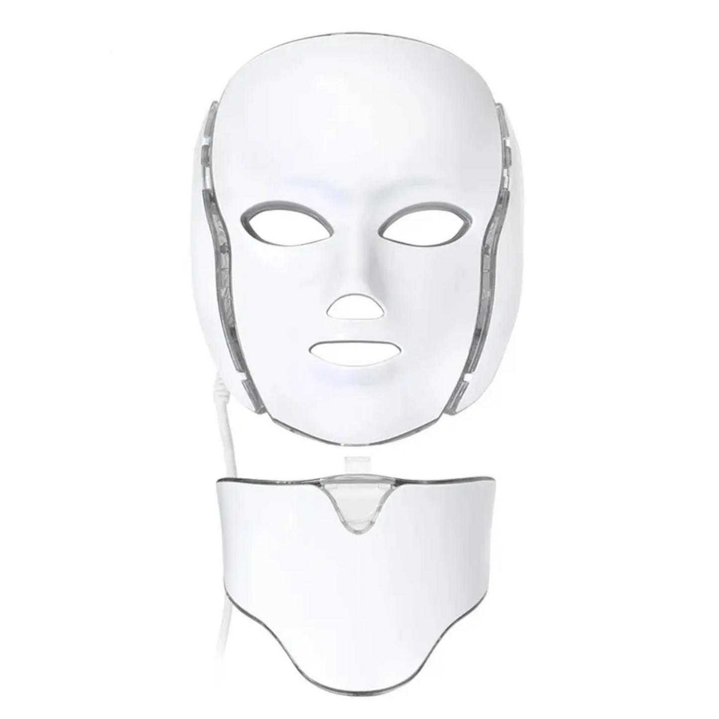 Loopstep | 7 Farben LED Photon Lichttherapie Maske - Gesichts- und Halsbehandlung
