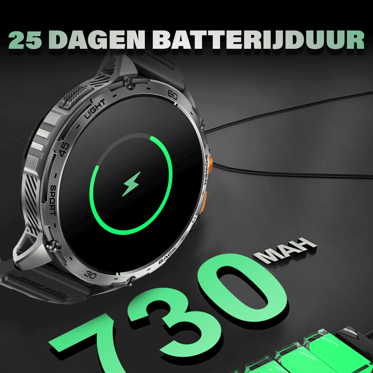 Zeus 2.0 met Gratis Luna Smartwatch