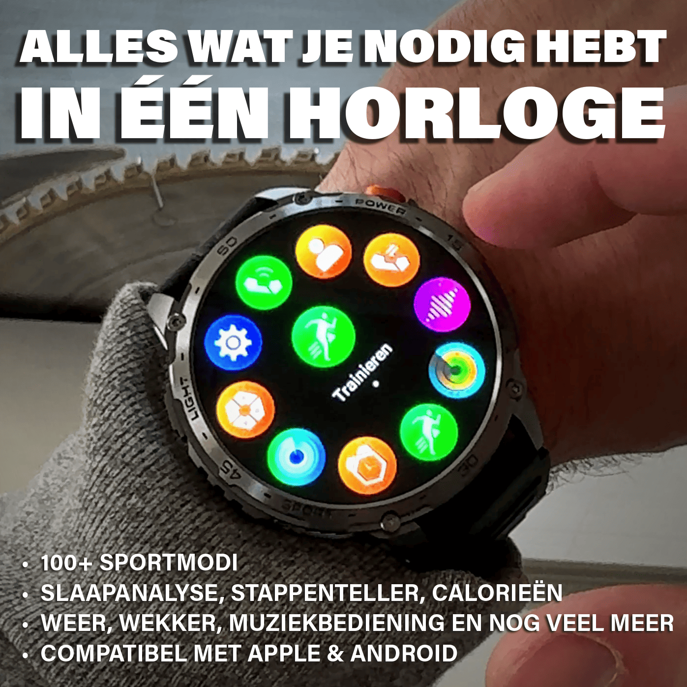 Zeus 2.0 met Gratis Luna Smartwatch