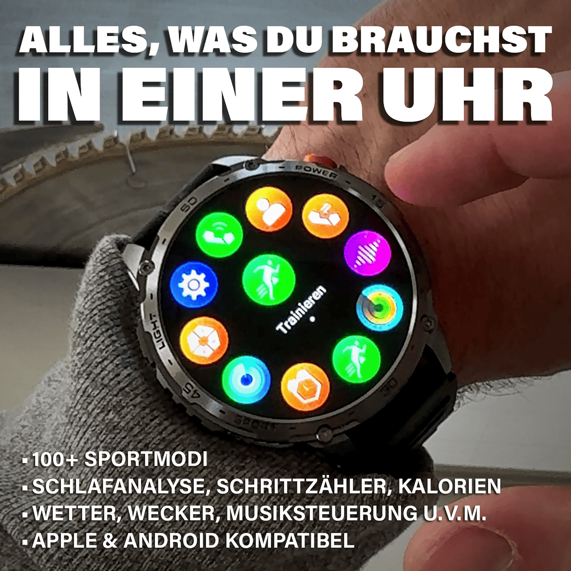 Zeus 2.0 - Die robusteste Smartwatch