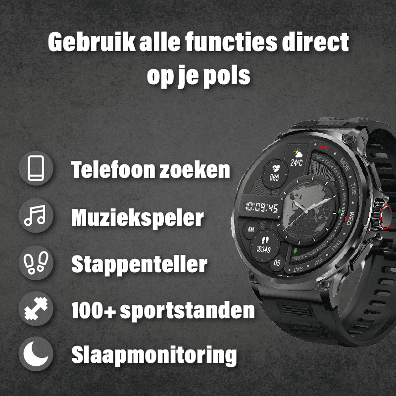 Zeus met Gratis Smartwatch