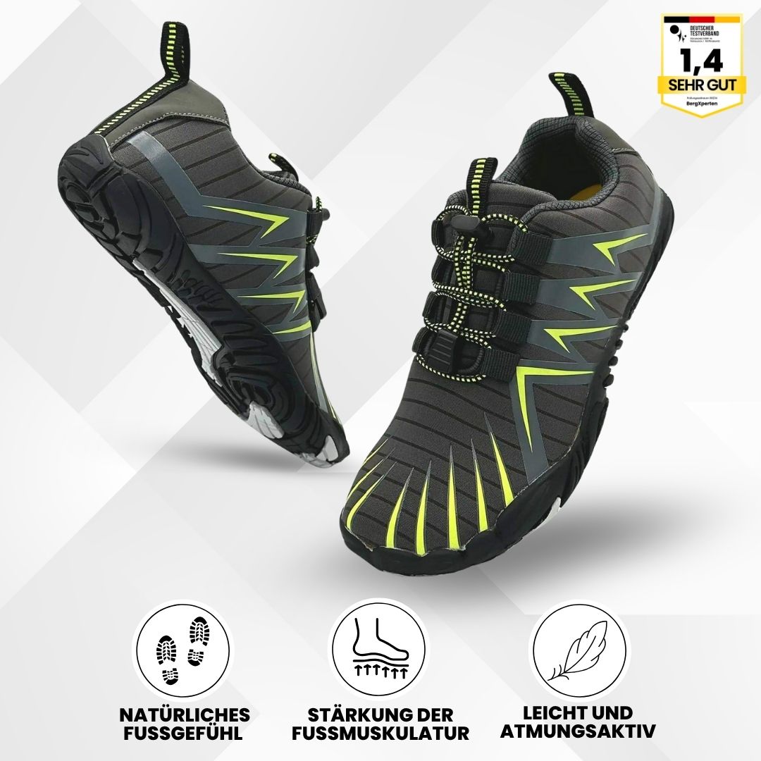 AeroX Pro - ergonomischer schmerzlindernder Barfußschuh für sicheres, gelenkschonendes Gehen für Senioren