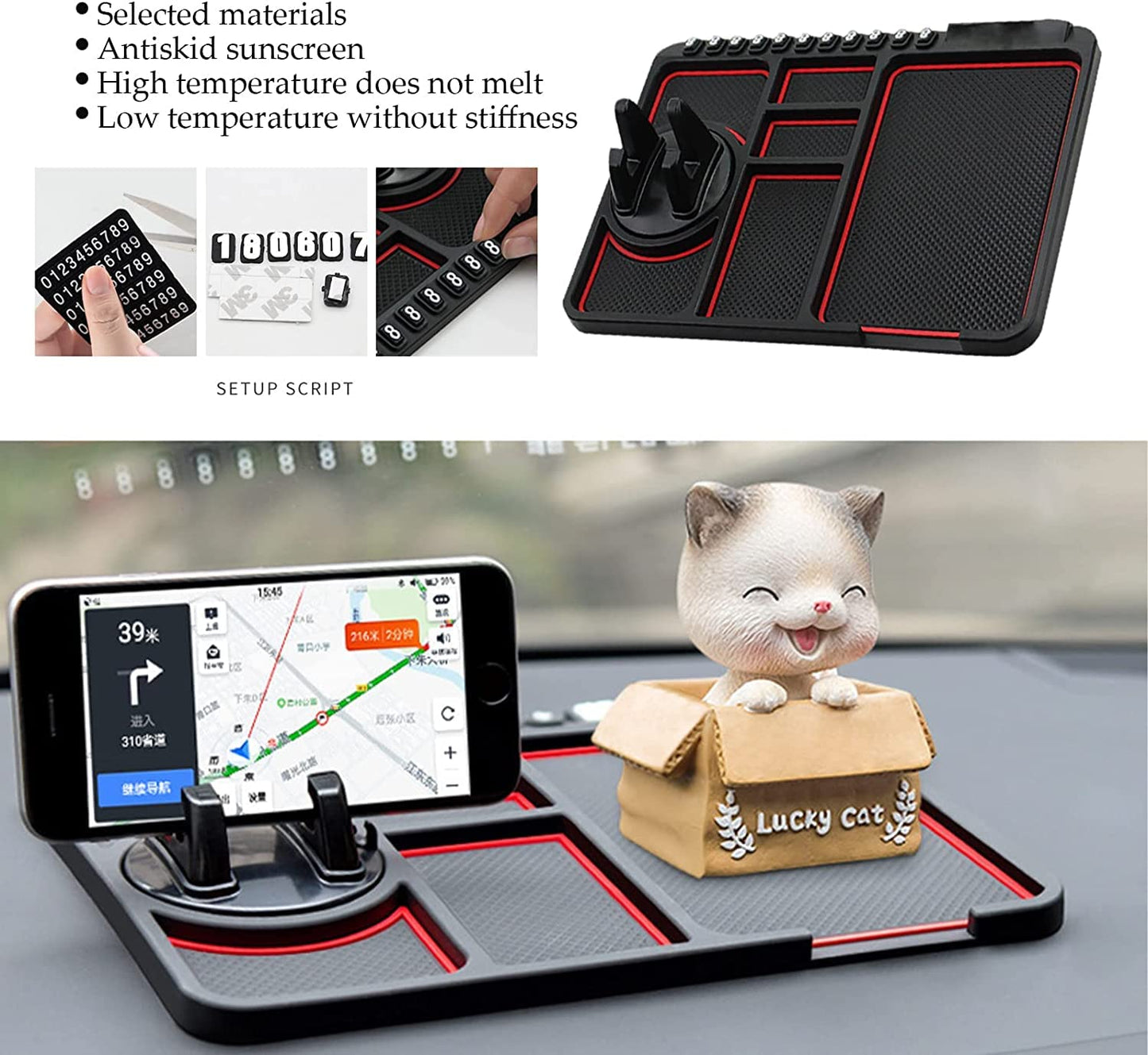 Loopstep | Auto Armaturenbrett Anti-Rutsch Handyhalter