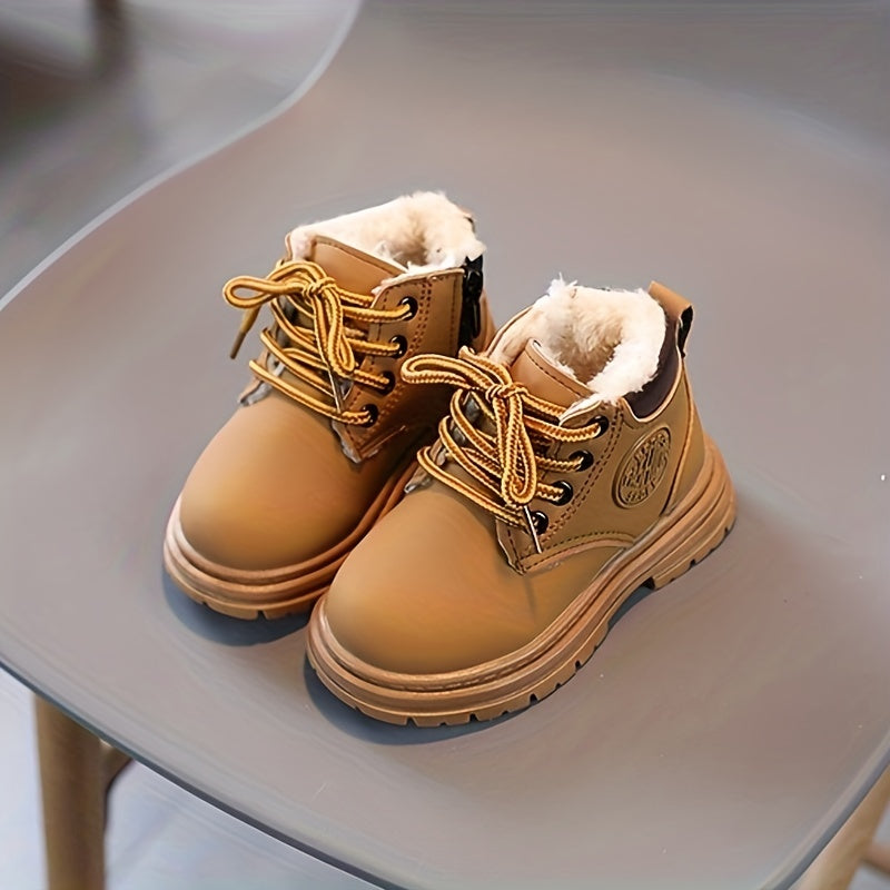 Loopstep | Wasserfeste Fleece-Winterstiefel für Jungen – Mit Warmfutter & Profilsohle
