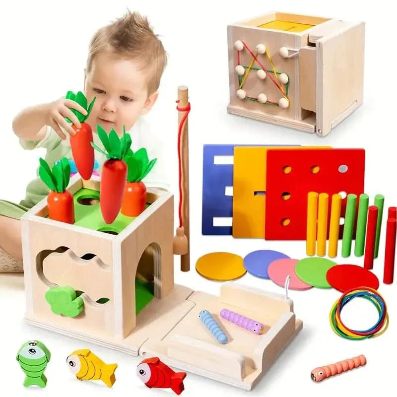 Loopstep | 8-in-1 Montessori Spielbox für Babys - Fördert Entwicklung und Kreativität