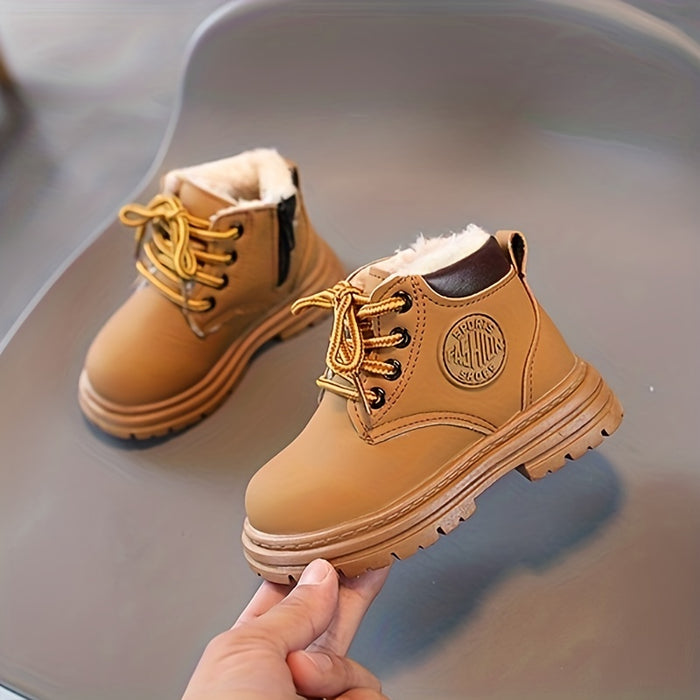 Loopstep | Wasserfeste Fleece-Winterstiefel für Jungen – Mit Warmfutter & Profilsohle