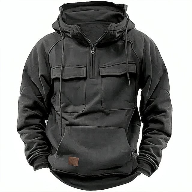 Nordberg – Herren Winter Hoodie mit Fleecefutter und Kapuze
