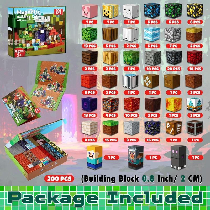 Magnetische Bausteine Set, Lernspielzeug für Kinder