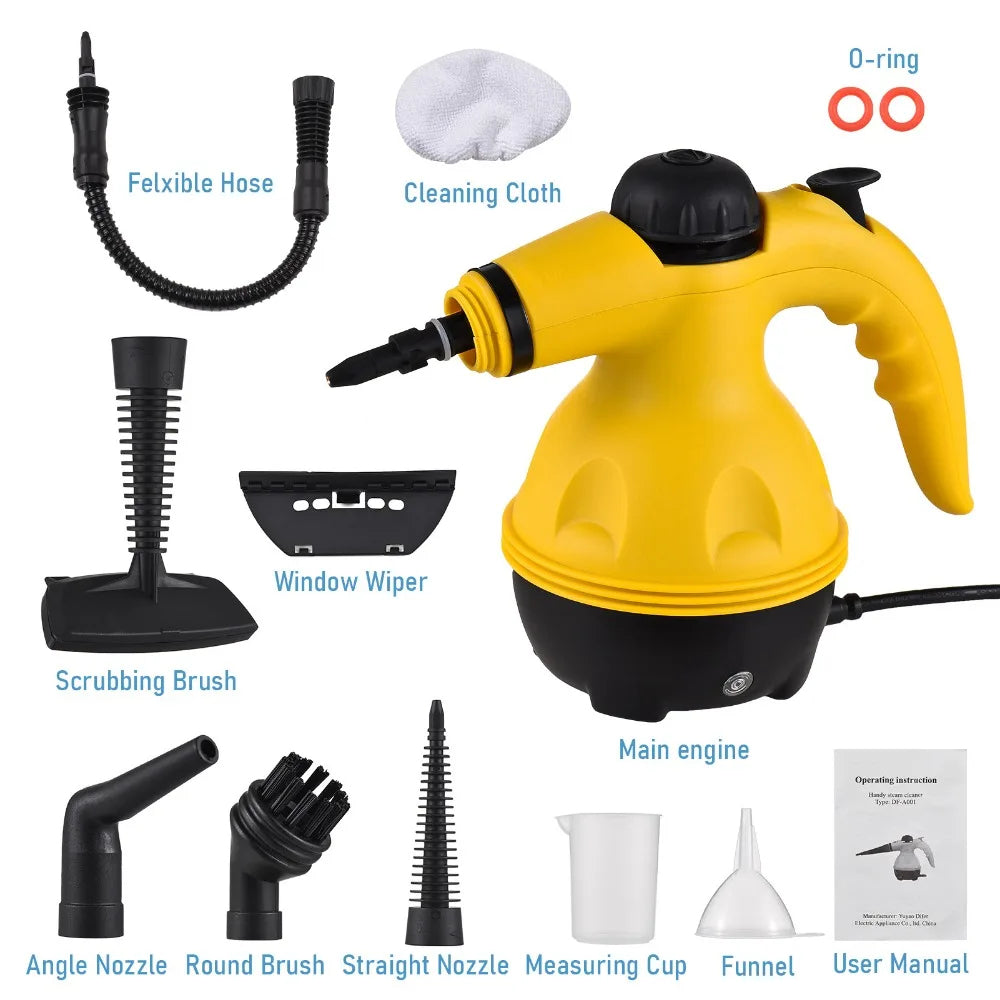 Loopstep | Handheld Dampfreiniger – Hochtemperatur Teppich- & Fahrzeug-Dampfreiniger