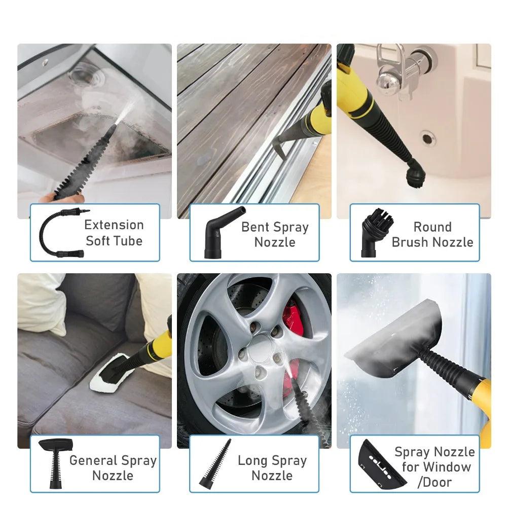 Loopstep | Handheld Dampfreiniger – Hochtemperatur Teppich- & Fahrzeug-Dampfreiniger