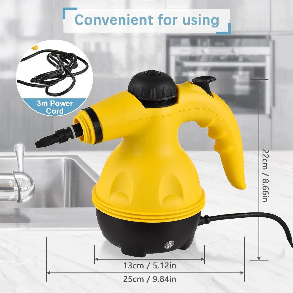 Loopstep | Handheld Dampfreiniger – Hochtemperatur Teppich- & Fahrzeug-Dampfreiniger