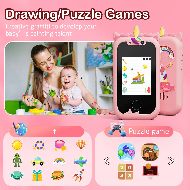 Loopstep | Kinder Spieltelefon mit Dualkameras und Bildungsfunktionen