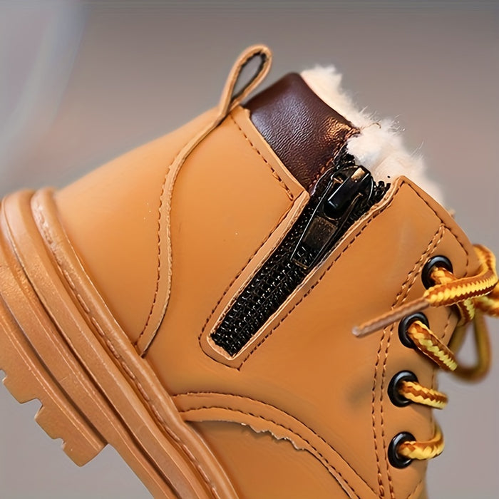 Loopstep | Wasserfeste Fleece-Winterstiefel für Jungen – Mit Warmfutter & Profilsohle