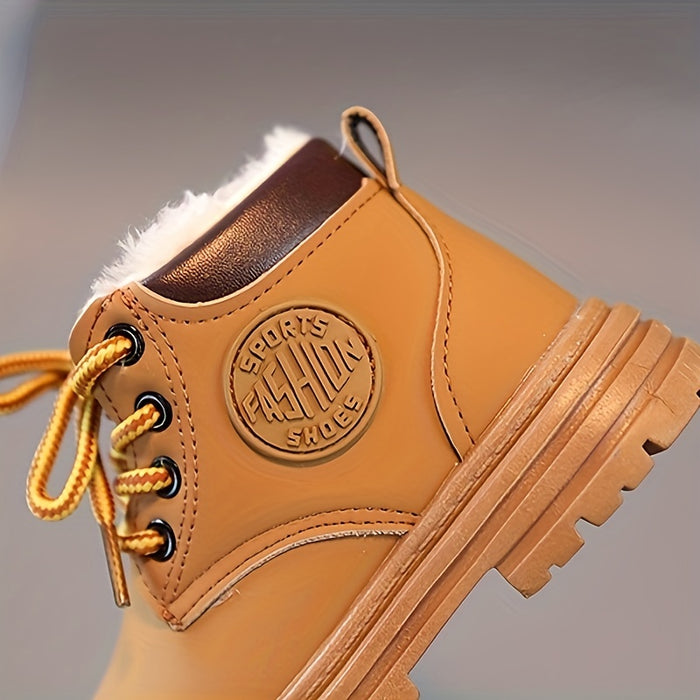 Loopstep | Wasserfeste Fleece-Winterstiefel für Jungen – Mit Warmfutter & Profilsohle
