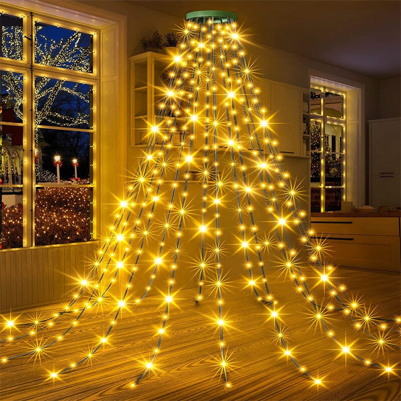Loopstep | Weihnachtsbaum Wasserfalllichter mit Ring