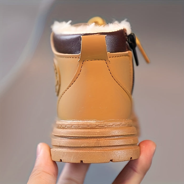 Loopstep | Wasserfeste Fleece-Winterstiefel für Jungen – Mit Warmfutter & Profilsohle