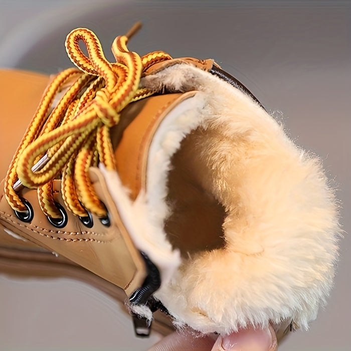 Loopstep | Wasserfeste Fleece-Winterstiefel für Jungen – Mit Warmfutter & Profilsohle