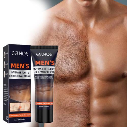 Ganzkörper-Enthaarungscreme für Männer, 60 ml