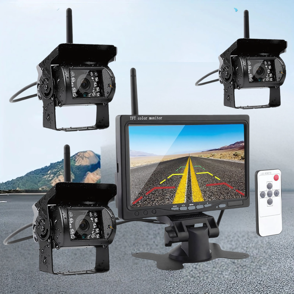 Kabelloses Rückfahrkamera-System, Sicherheitsmonitor für Auto