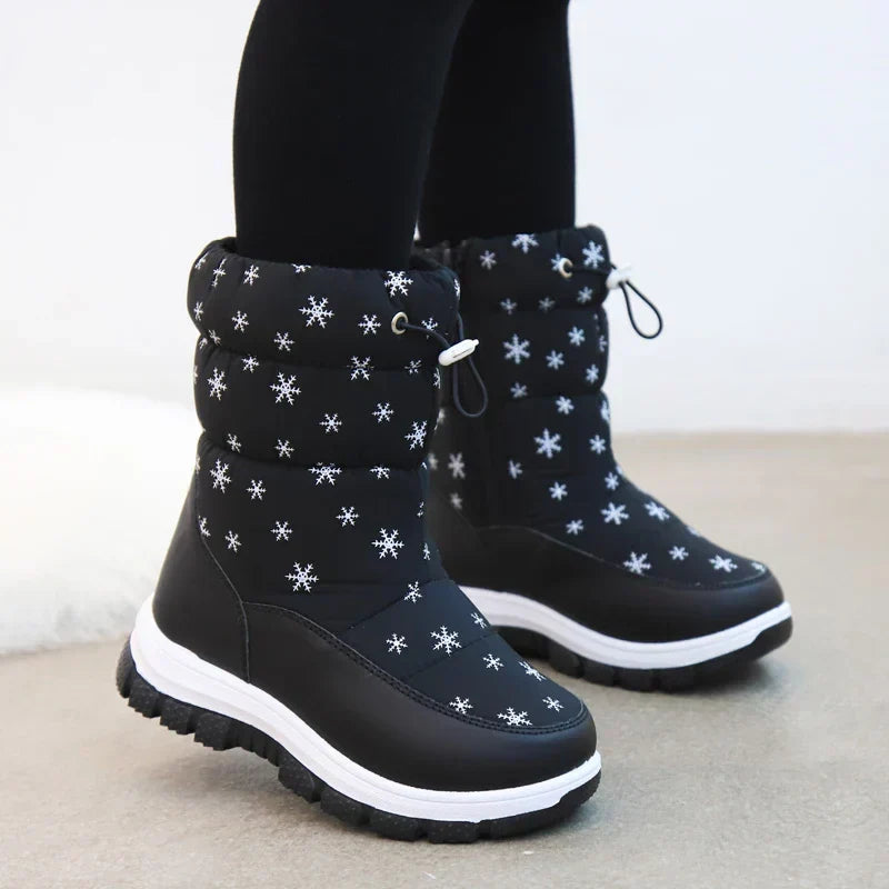 Warm und wasserdicht – Rutschfeste Schneestiefel für Mädchen & Damen